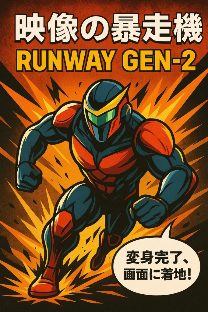 🎥 Runway Gen-2｜映像の暴走機