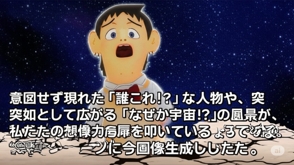 意図せず現れた