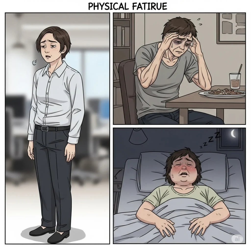 体の疲れ具合